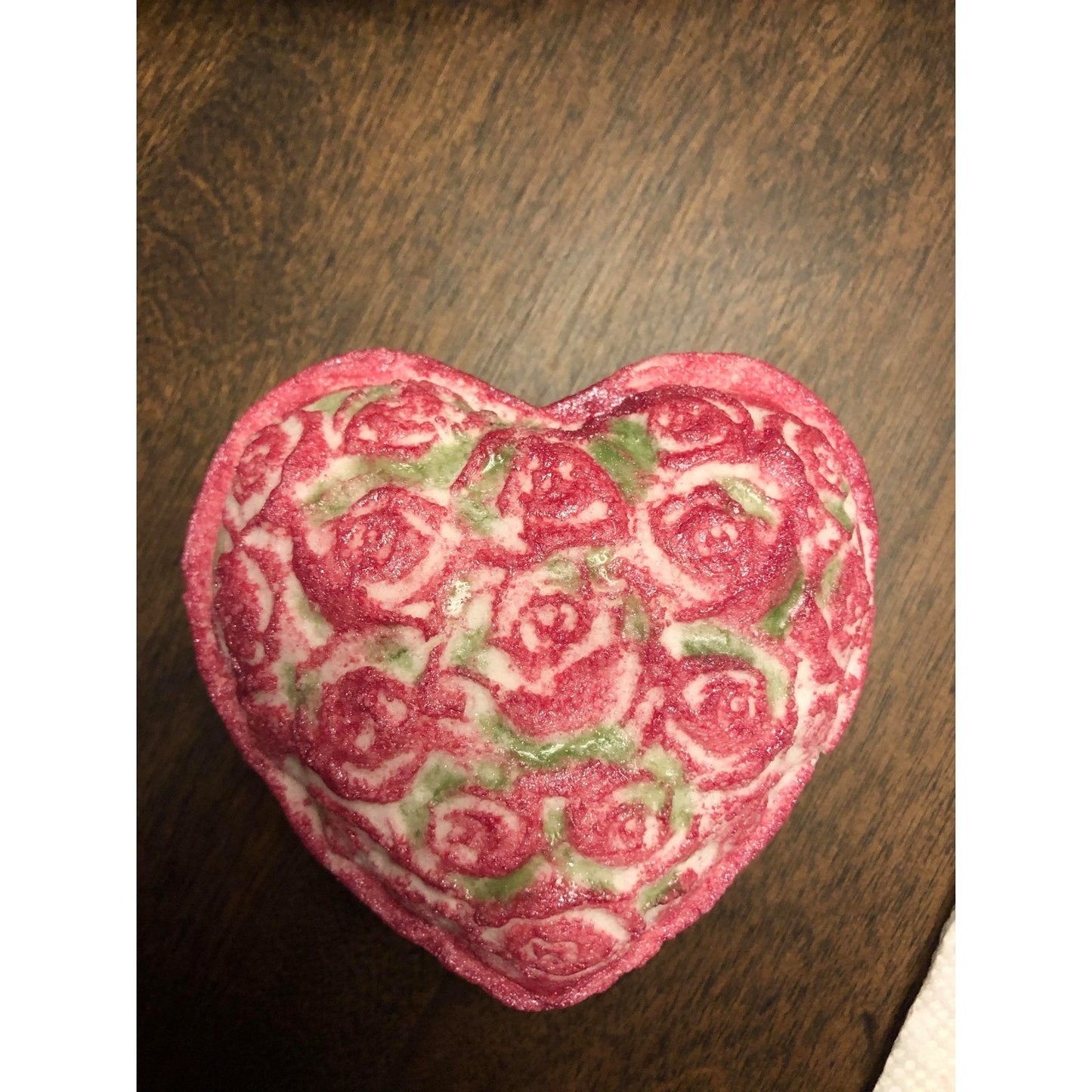 Heart of Roses Bath Bomb Hand Mold