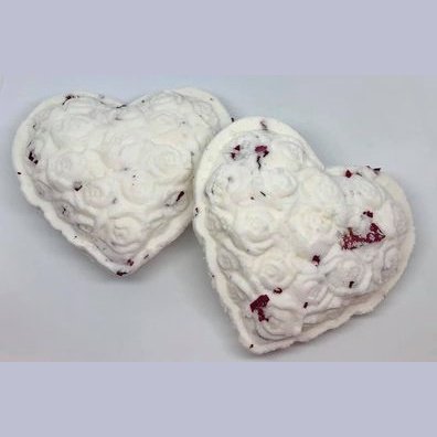 Heart of Roses Bath Bomb Hand Mold