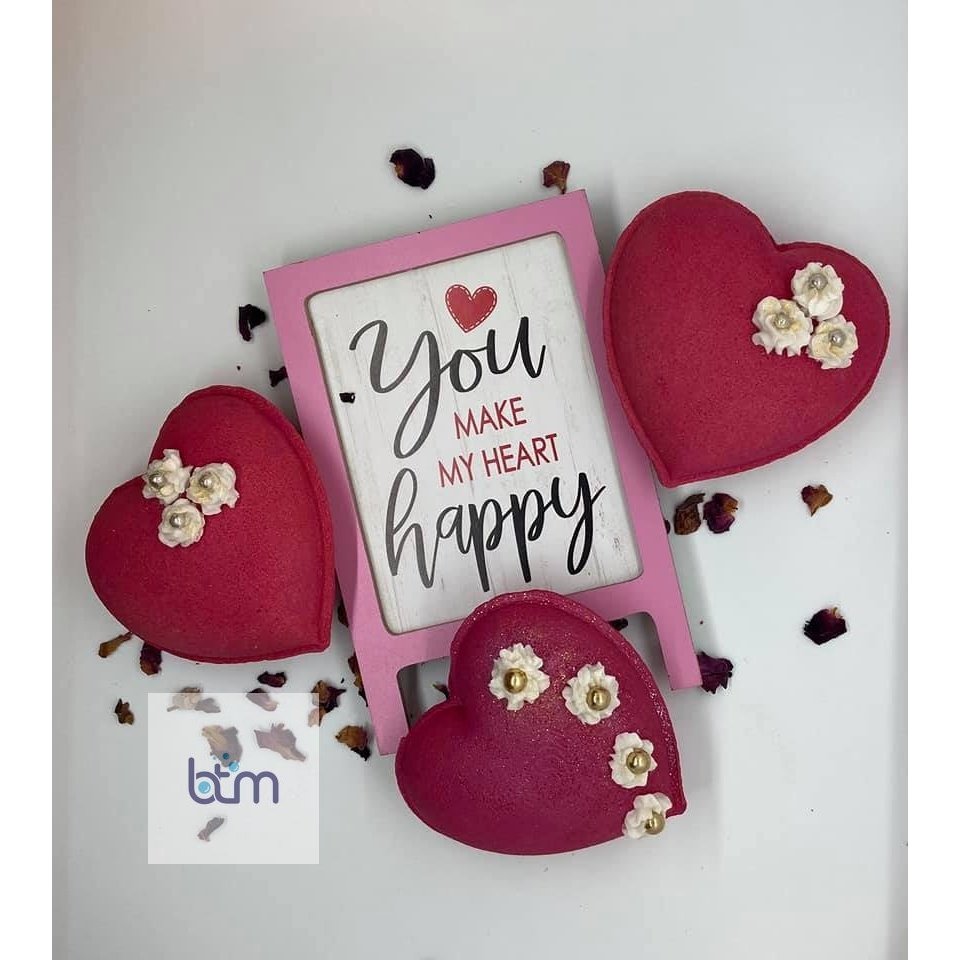 Heart Bath Bomb Hand Mold