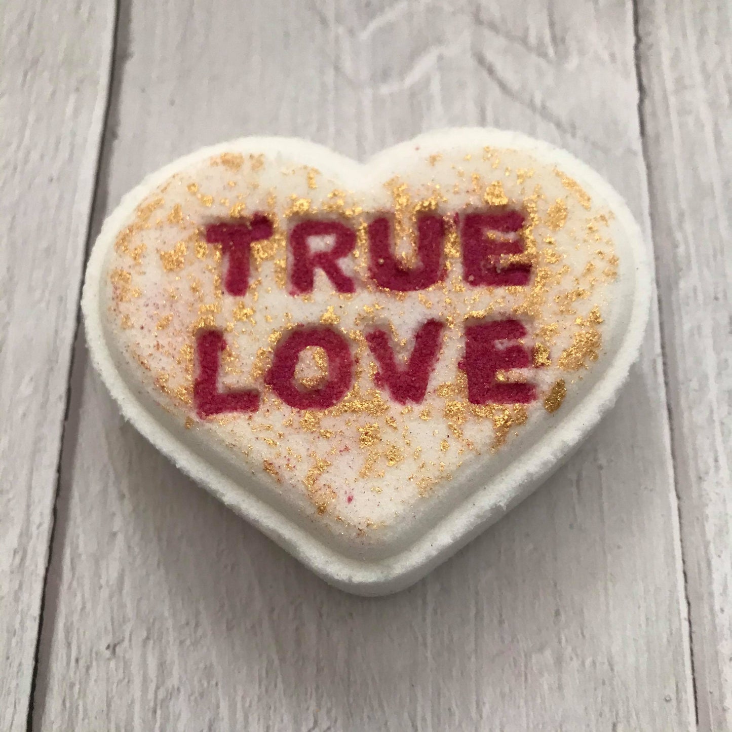 Conversation Hearts Bath Bomb Hand Mold