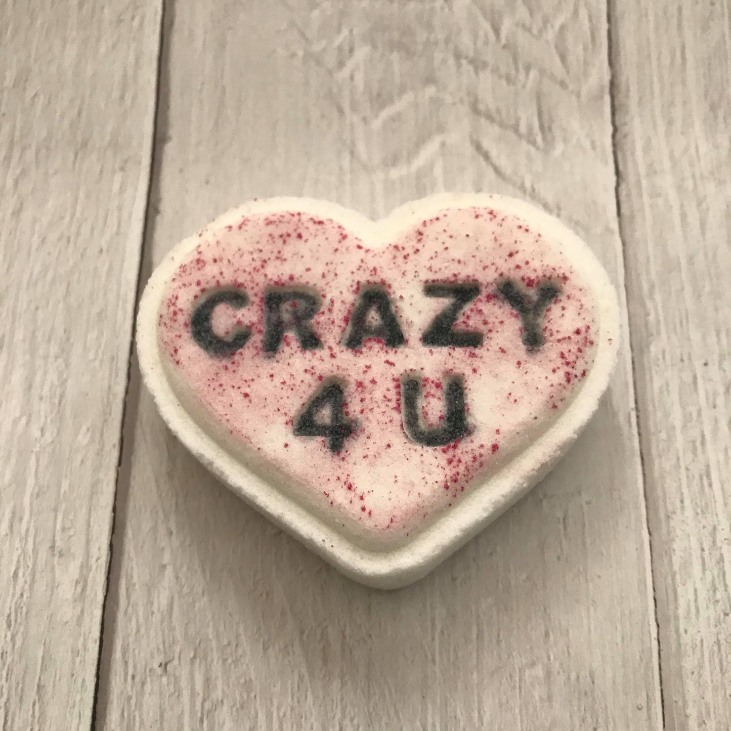 Conversation Hearts Bath Bomb Hand Mold