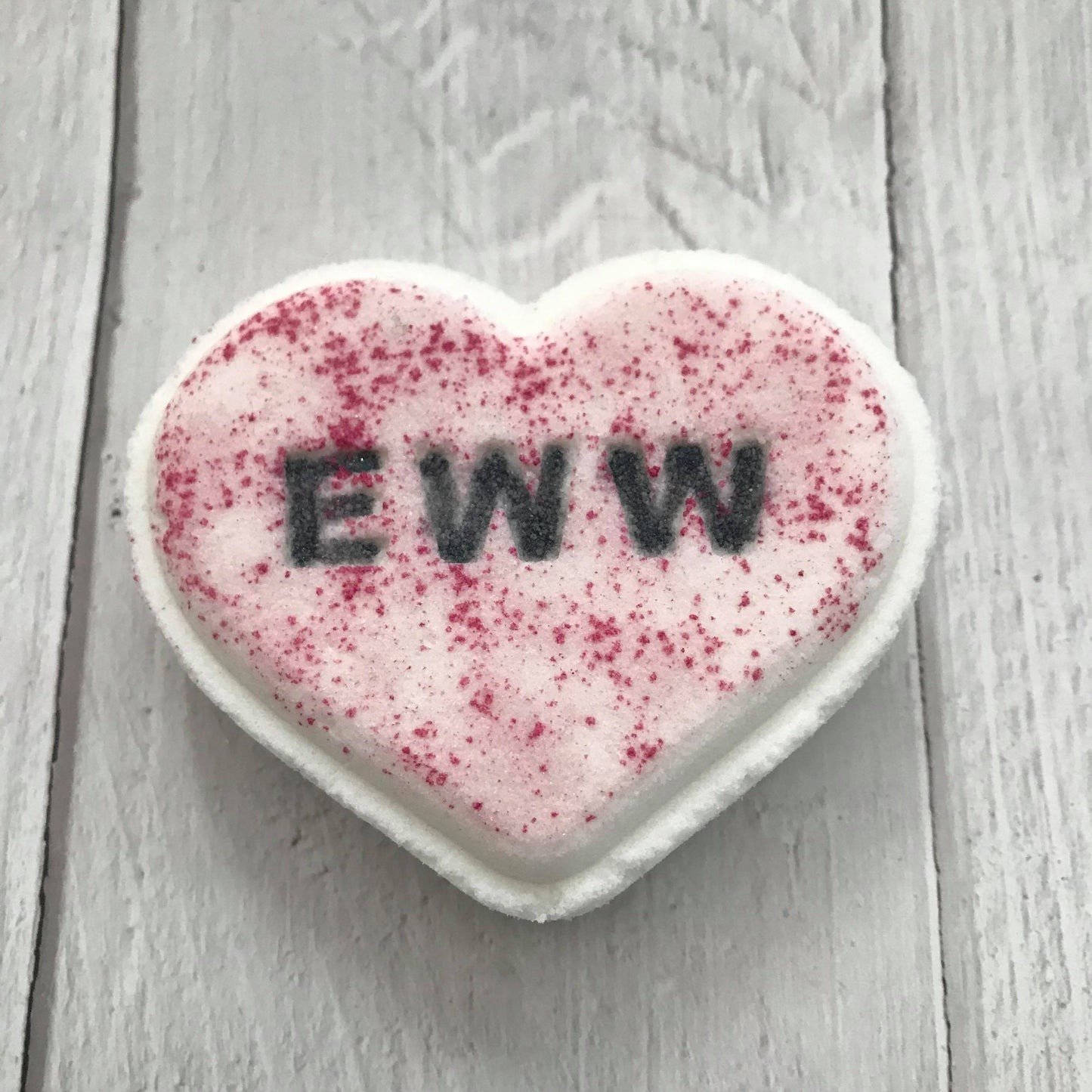 Conversation Hearts Bath Bomb Hand Mold