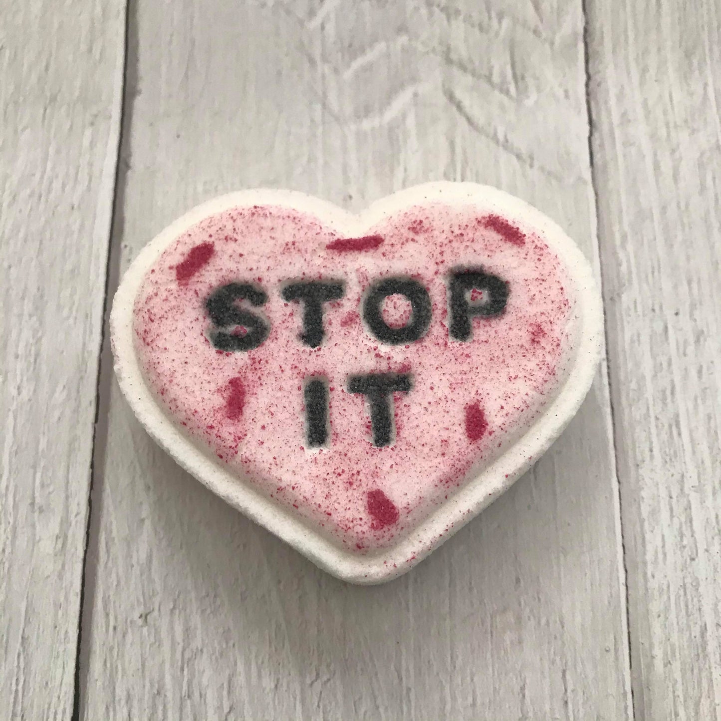 Conversation Hearts Bath Bomb Hand Mold