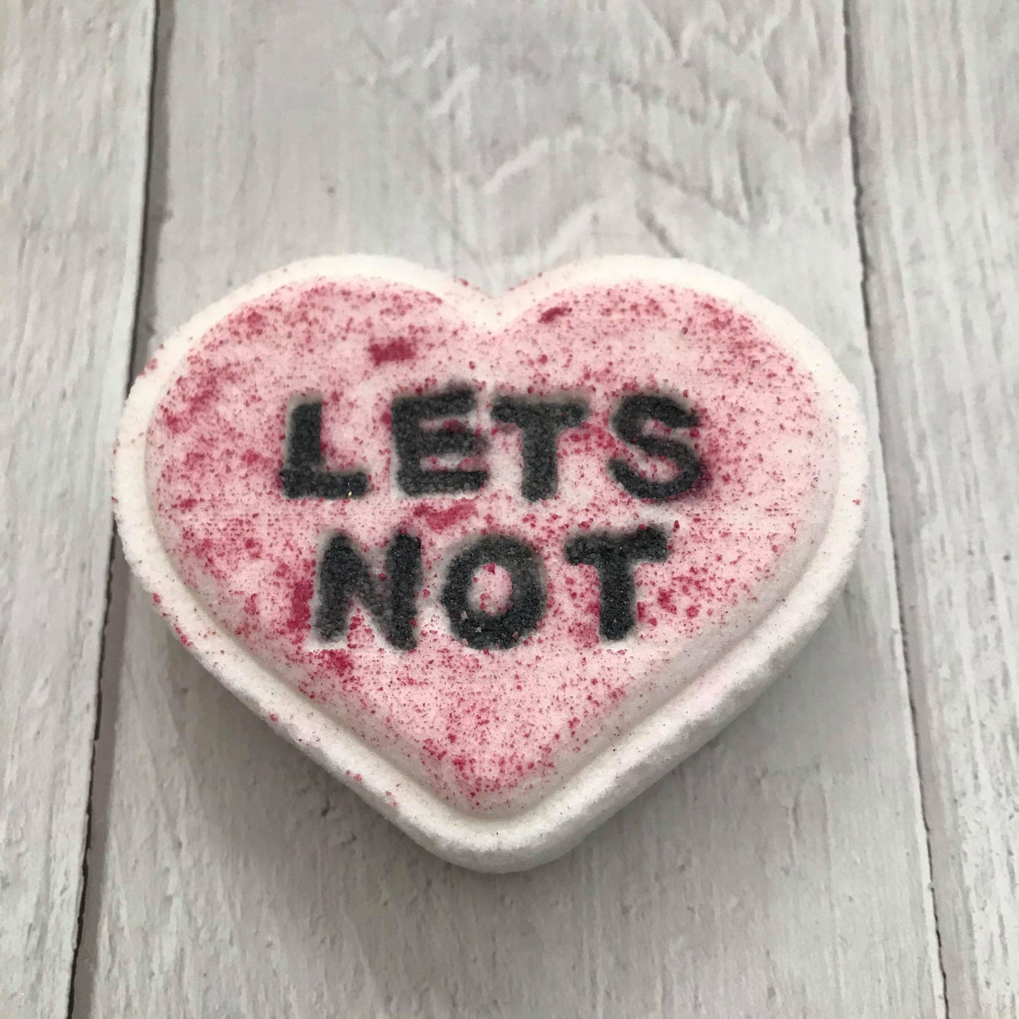 Conversation Hearts Bath Bomb Hand Mold