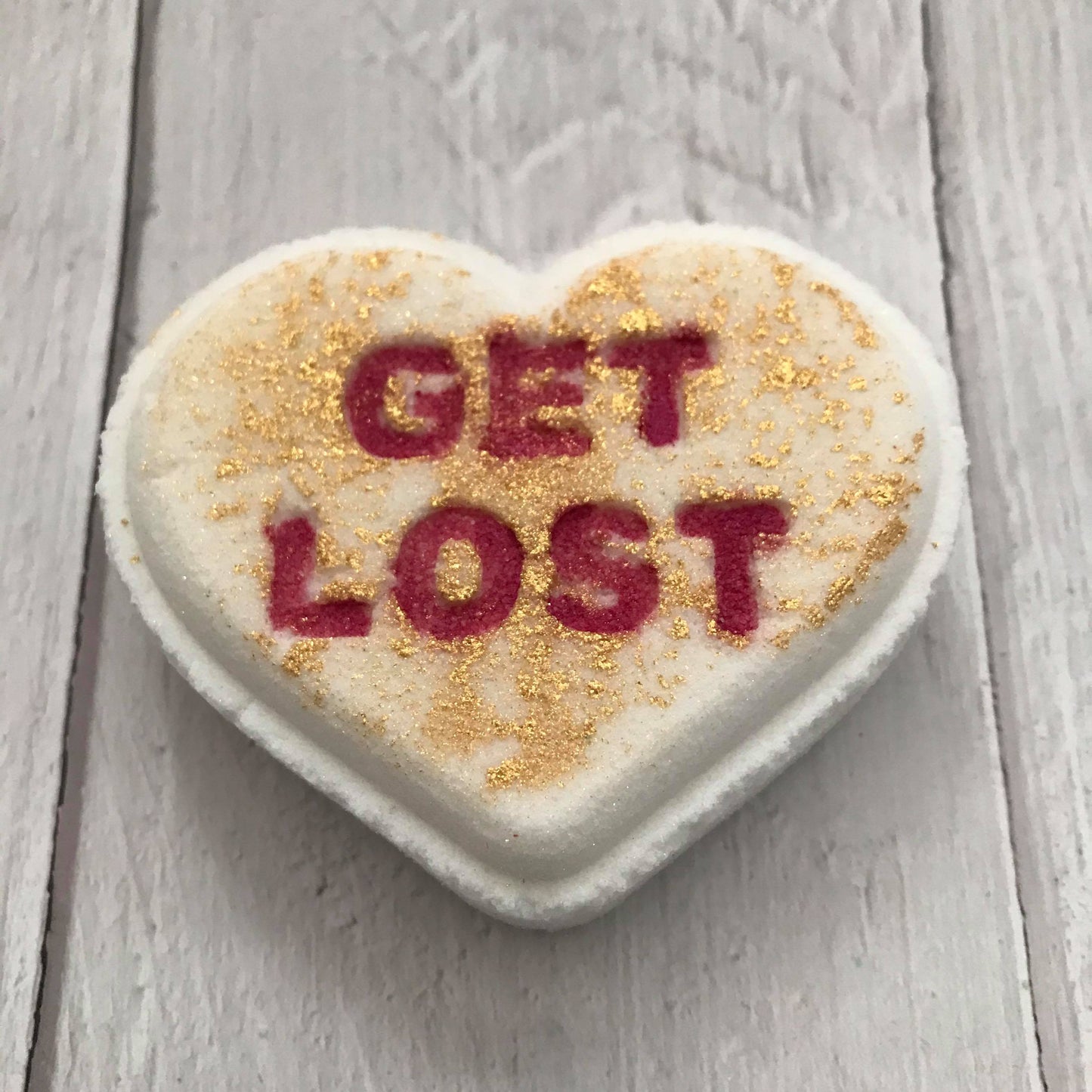 Conversation Hearts Bath Bomb Hand Mold