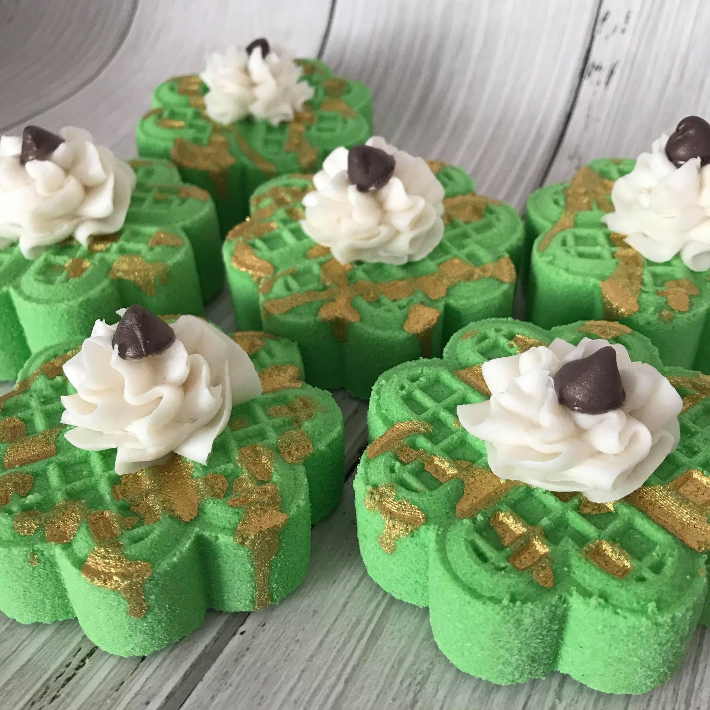 Waffle Heart Bath Bomb Hand Mold