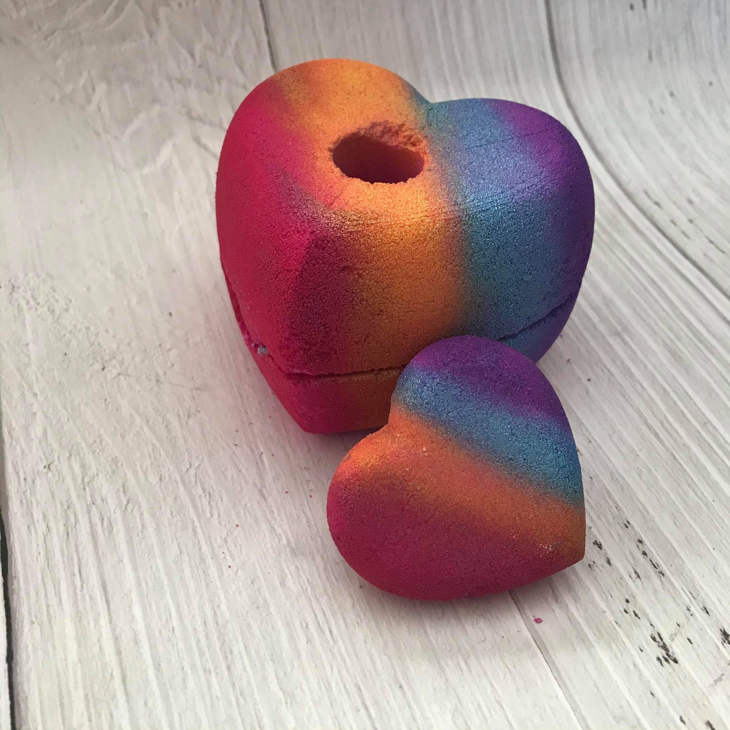 Flat Heart Bombshell Bath Bomb Hand Mold