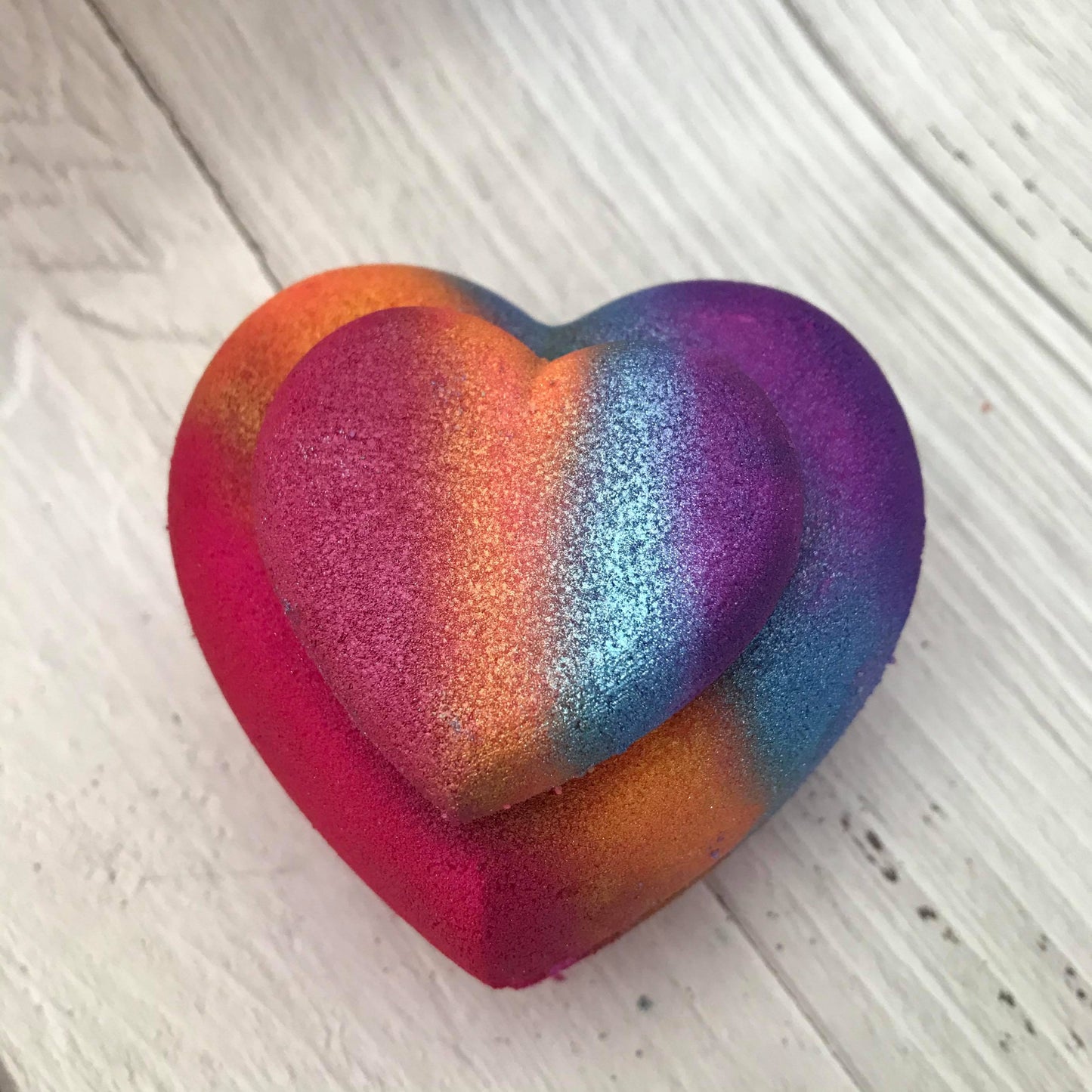 Flat Heart Bombshell Bath Bomb Hand Mold