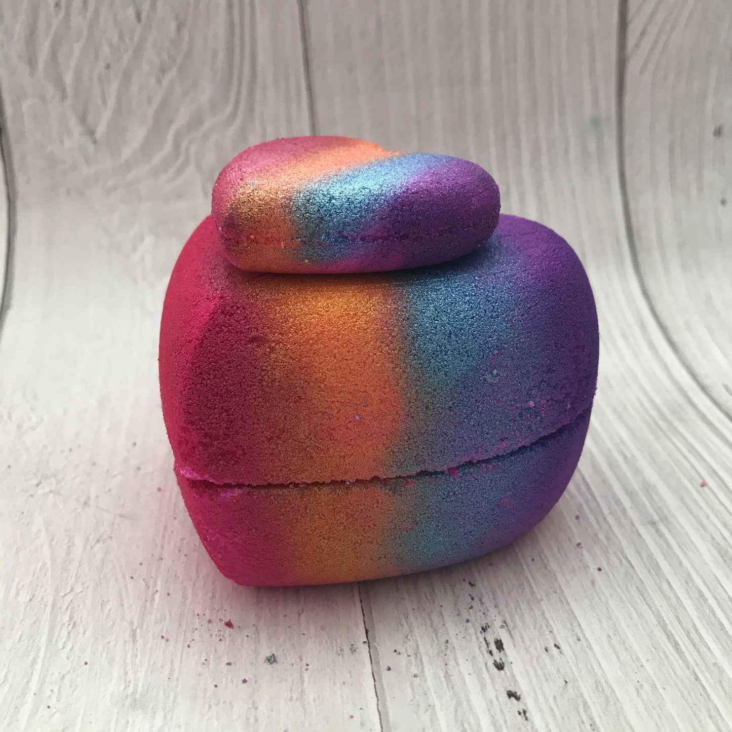 Flat Heart Bombshell Bath Bomb Hand Mold