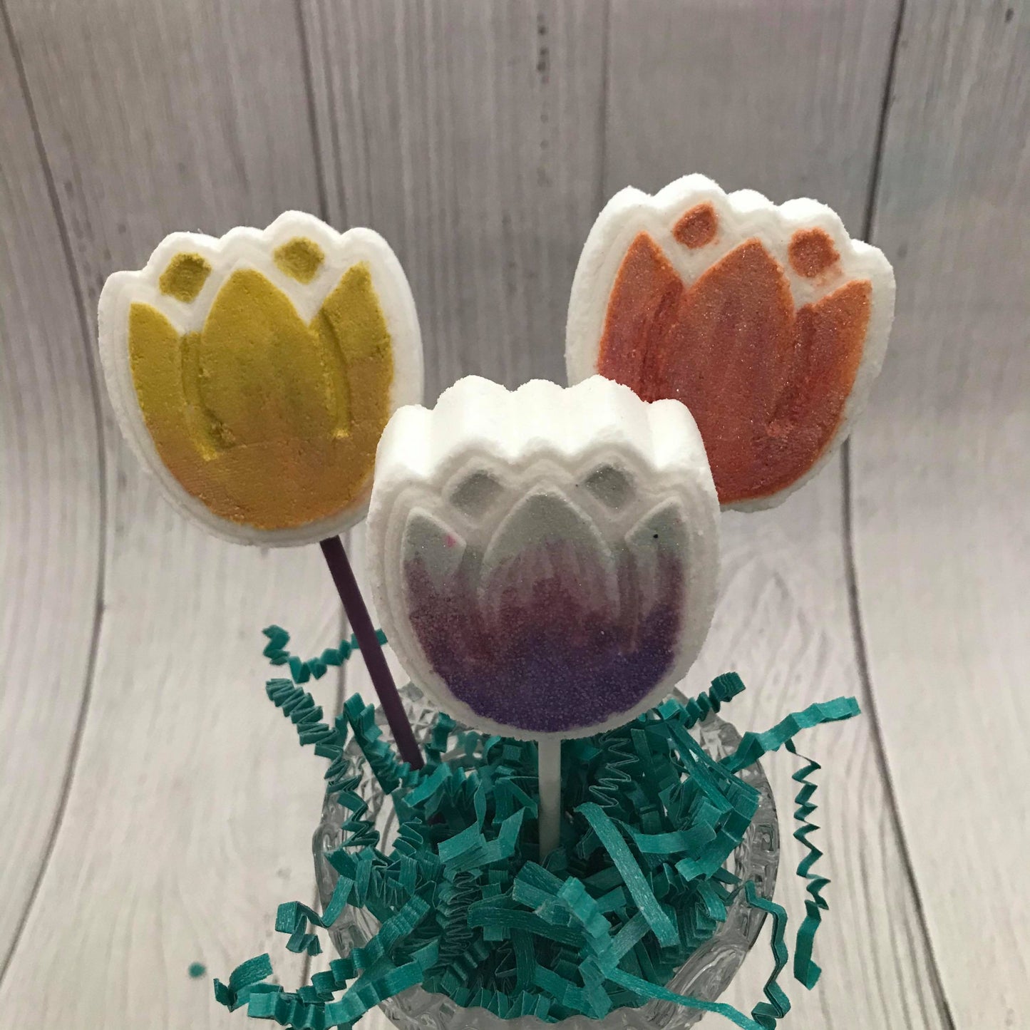 Bouquet Flowers Bath Bomb Hand Mold