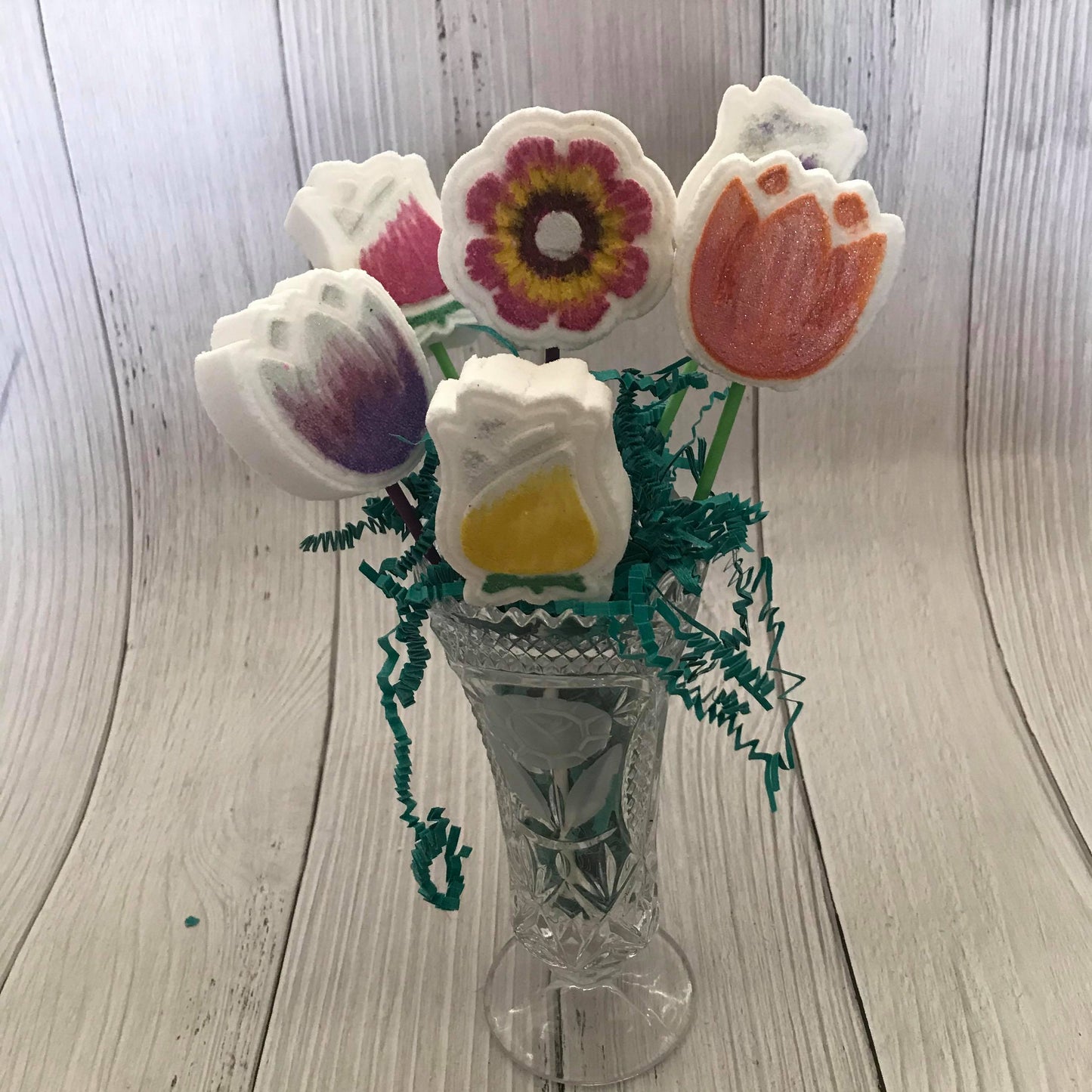 Bouquet Flowers Bath Bomb Hand Mold