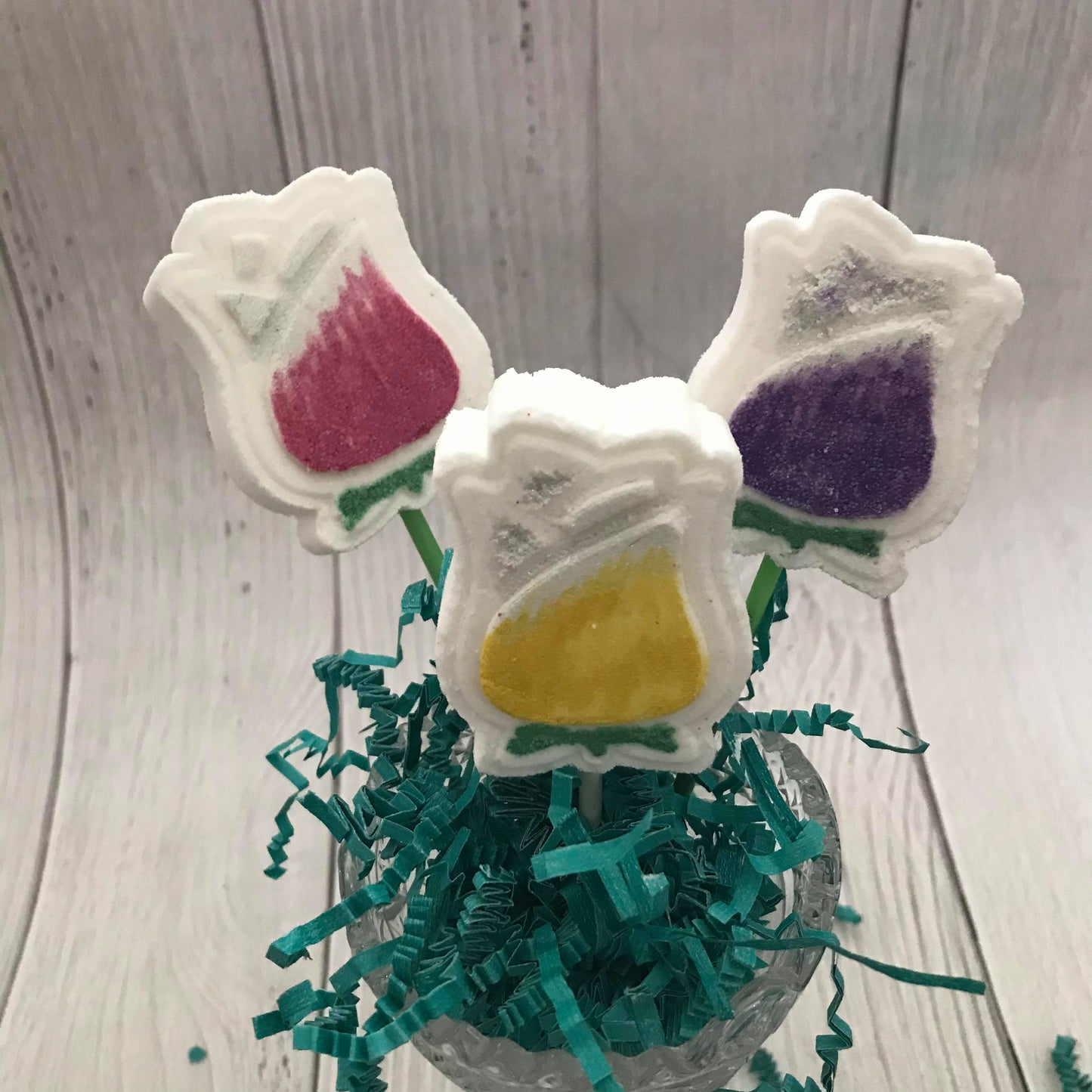 Bouquet Flowers Bath Bomb Hand Mold