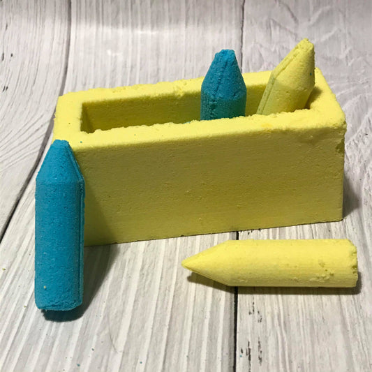 Crayon Box & Crayon Bath Bomb Hand Mold