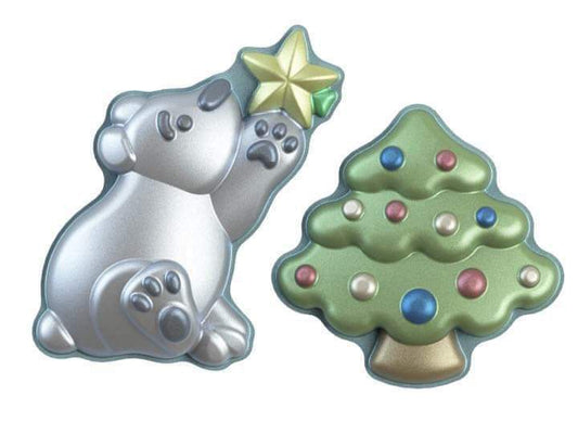 Christmas Bear & Tree - Bath Bomb - Mold