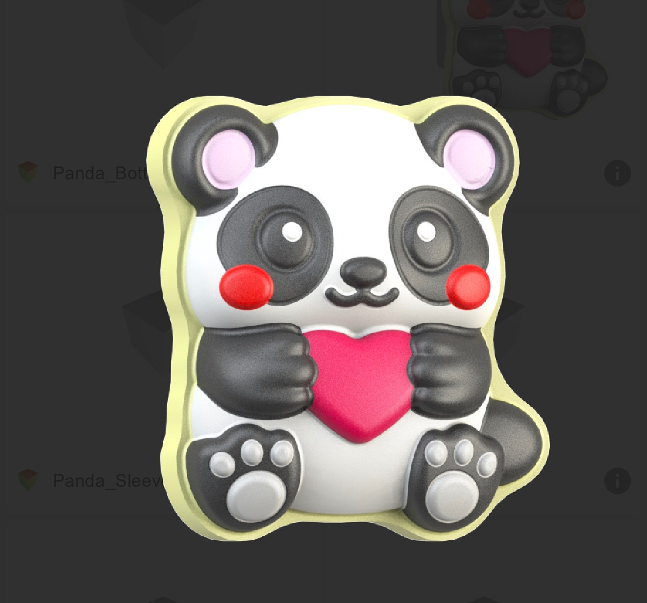 Poppy Panda - Hybrid- Vacuum- Bath Bomb Mold