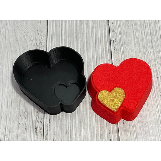 Double Hearts Hybrid Mold