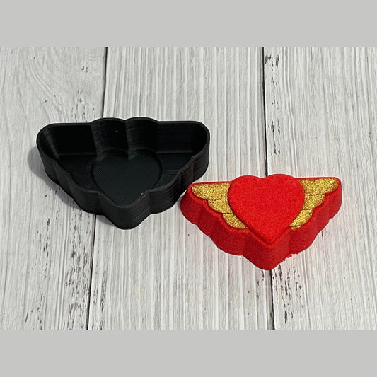Heart with Wings Hybrid Mold