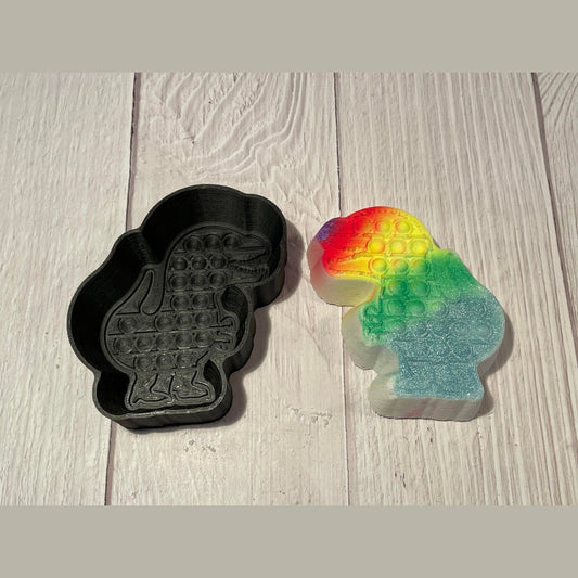 Dinosaur Pop-It Hybrid Mold