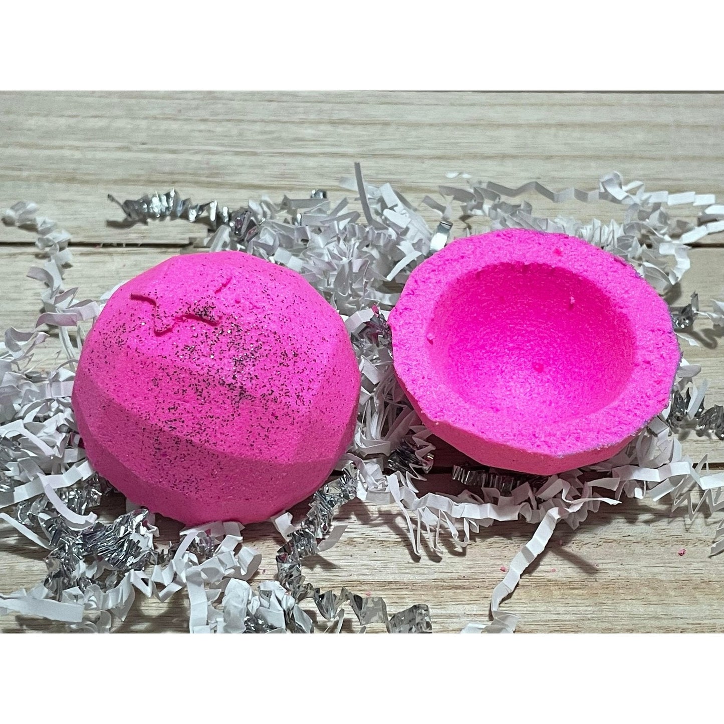 Disco Ball with Bombshell Plate Bath Bomb Hand Mold