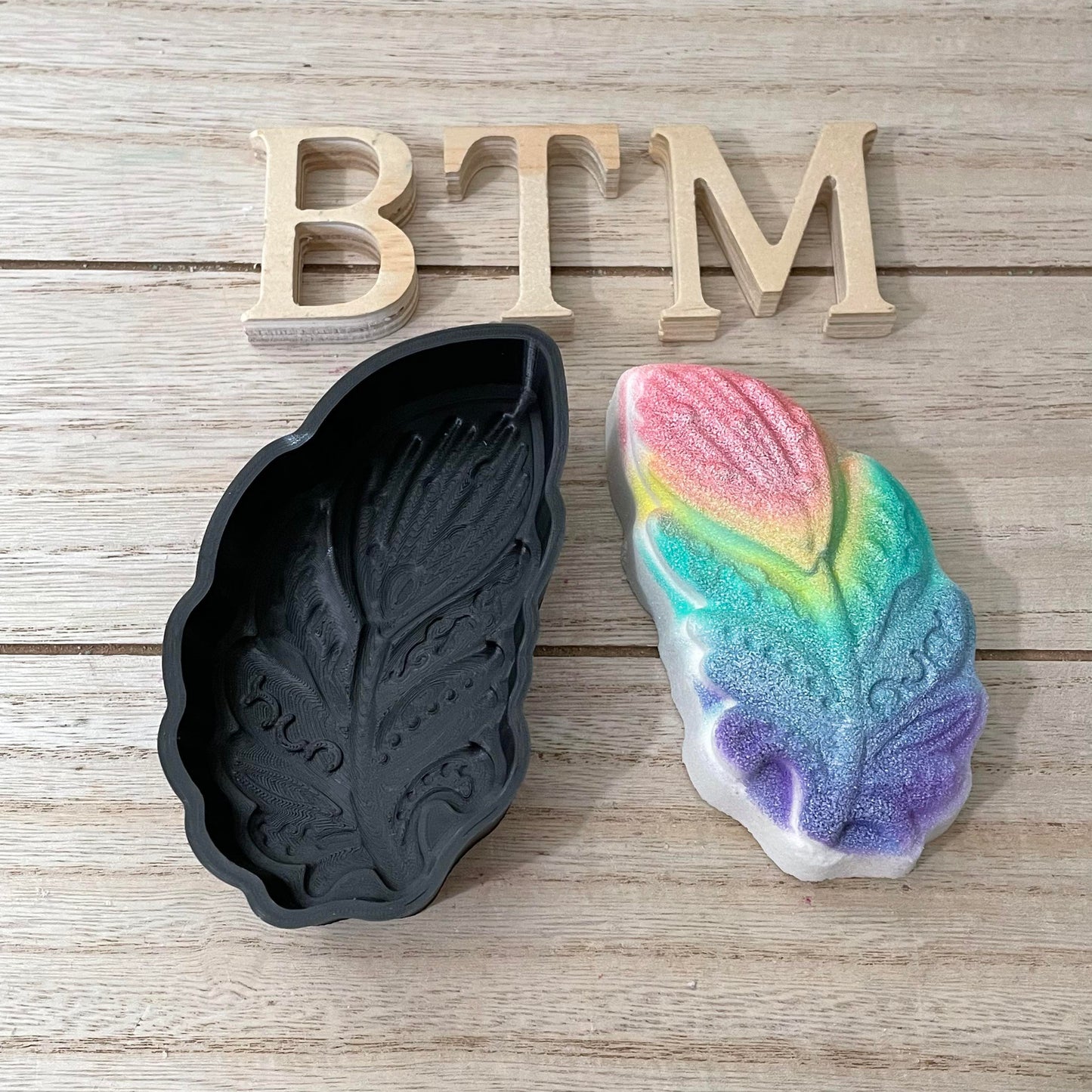 Designed Feather Vacuum Mold