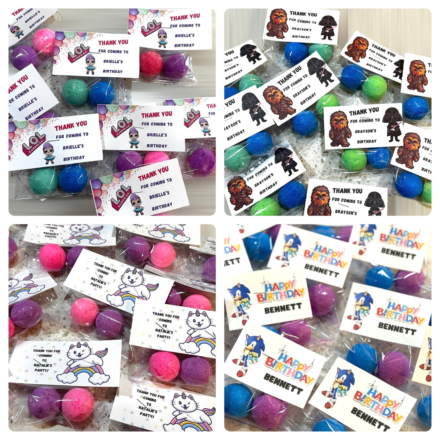 Birthday Party Favours