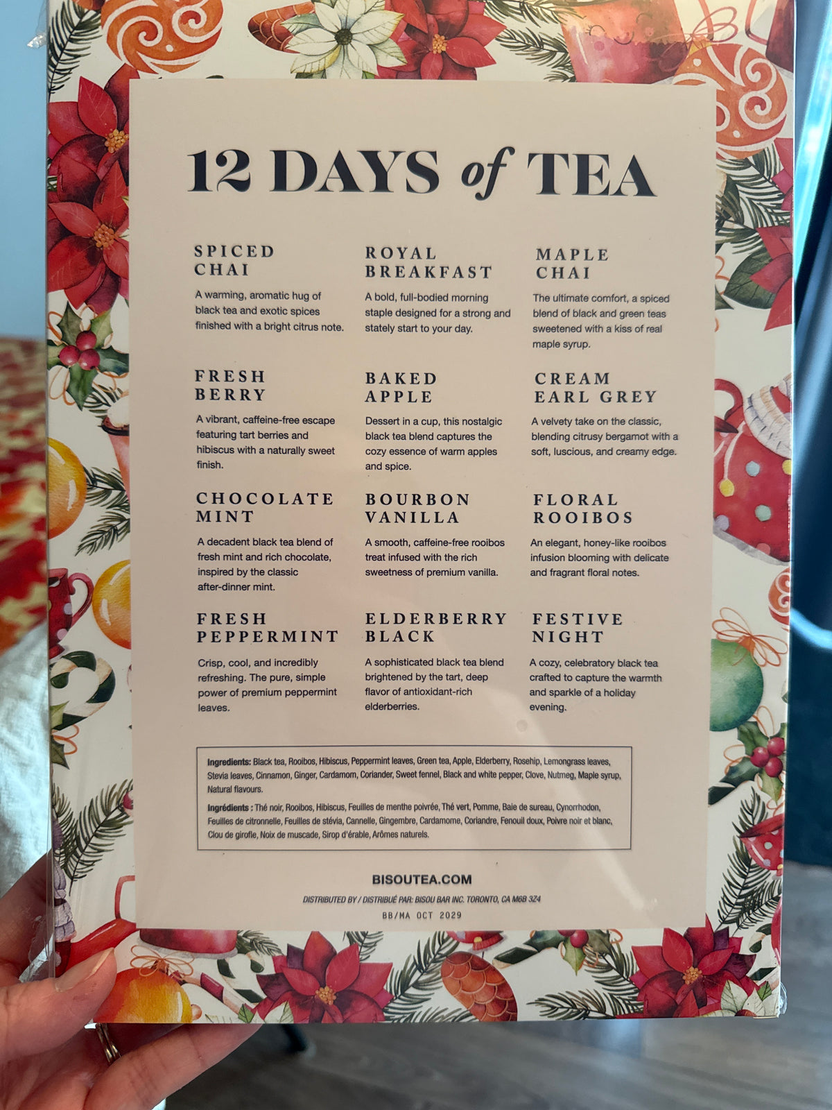 12 Day Advent Tea Calendar