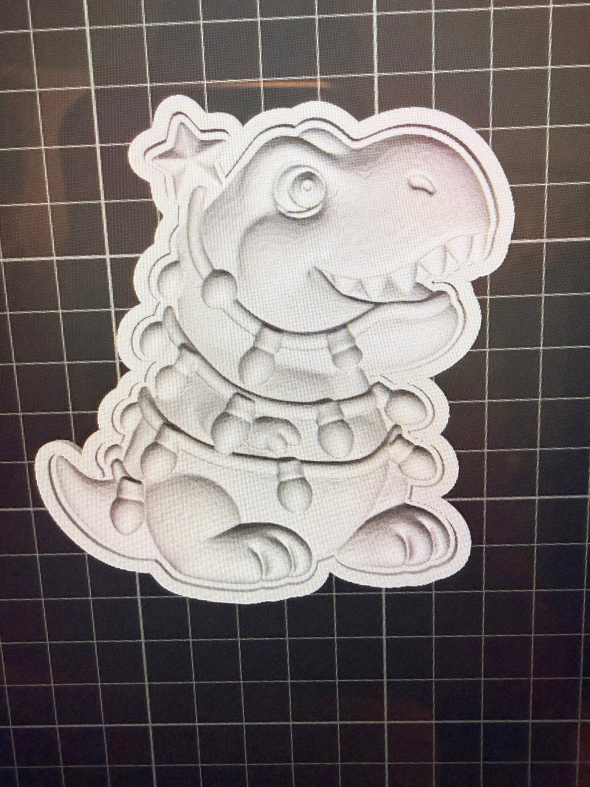 Bath Bomb Molds - Dino Christmas