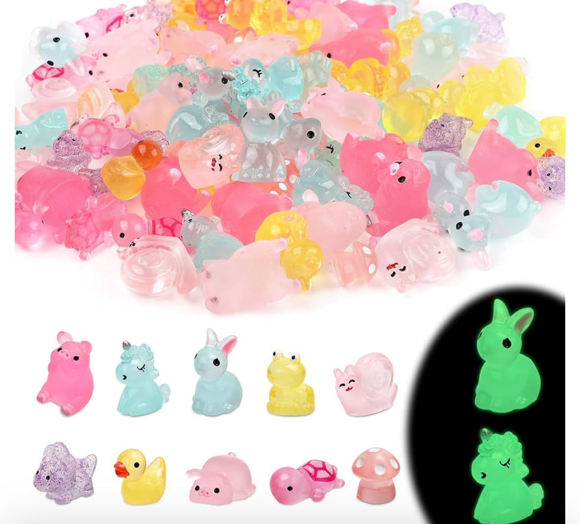 Tiny Animals - Glow - Resin