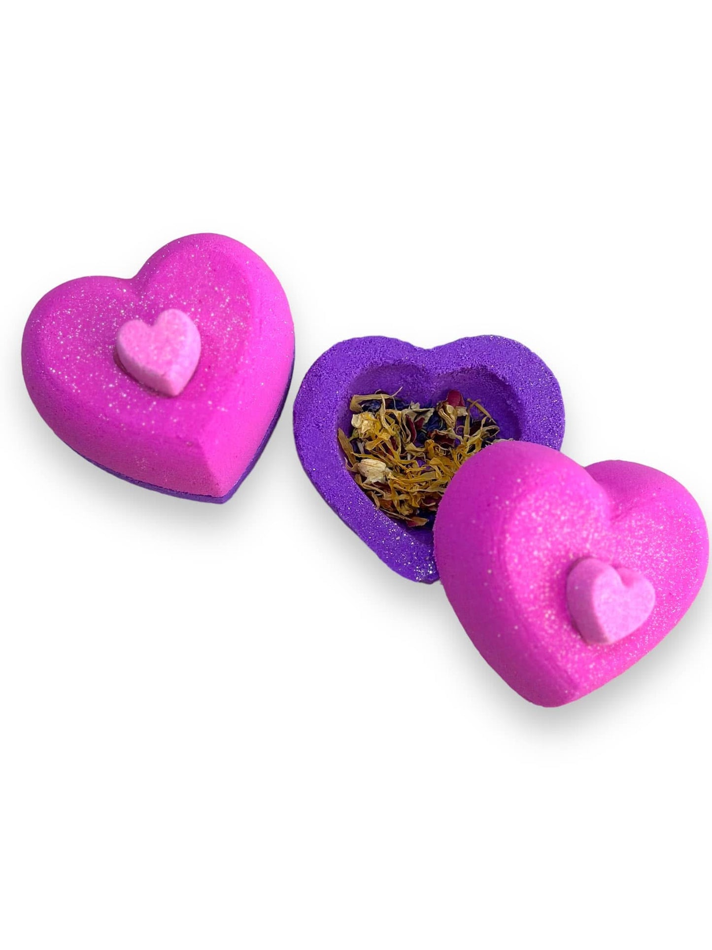 Flat Heart Bombshell Bath Bomb Hand Mold
