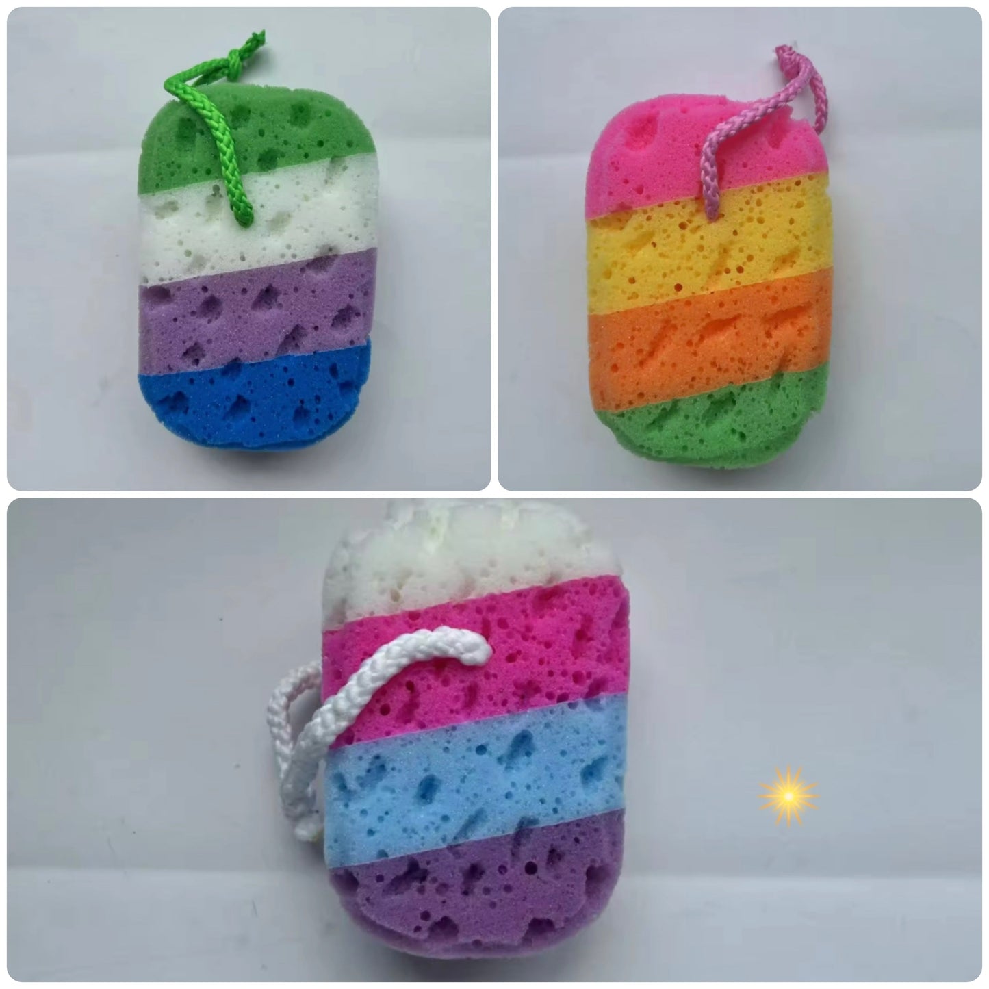 Bubbly Buff Sponges