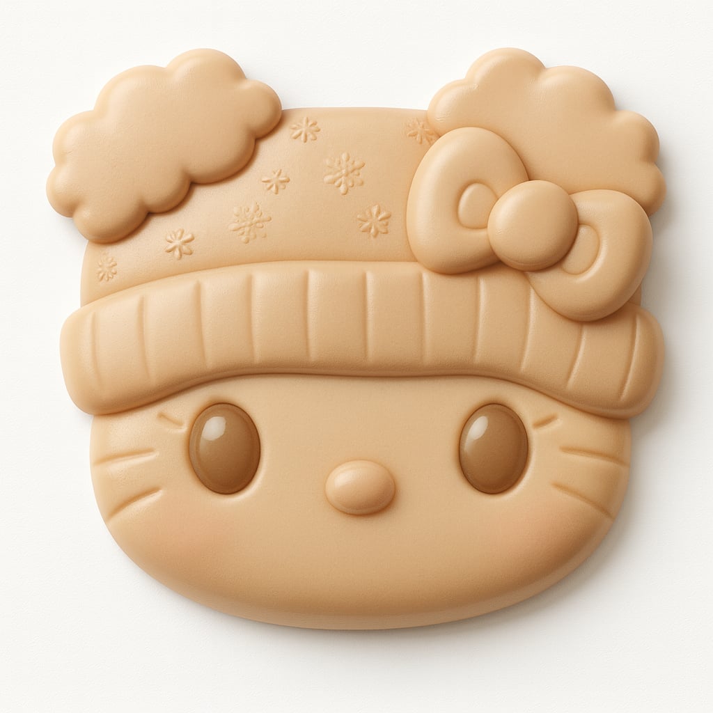 Winter Kitty - Hybrid - Bath Bomb Mold