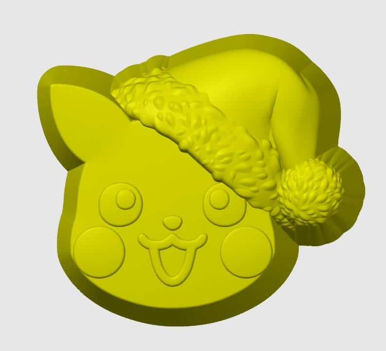 Santa - Catch Them All - Hybrid Bath Mold