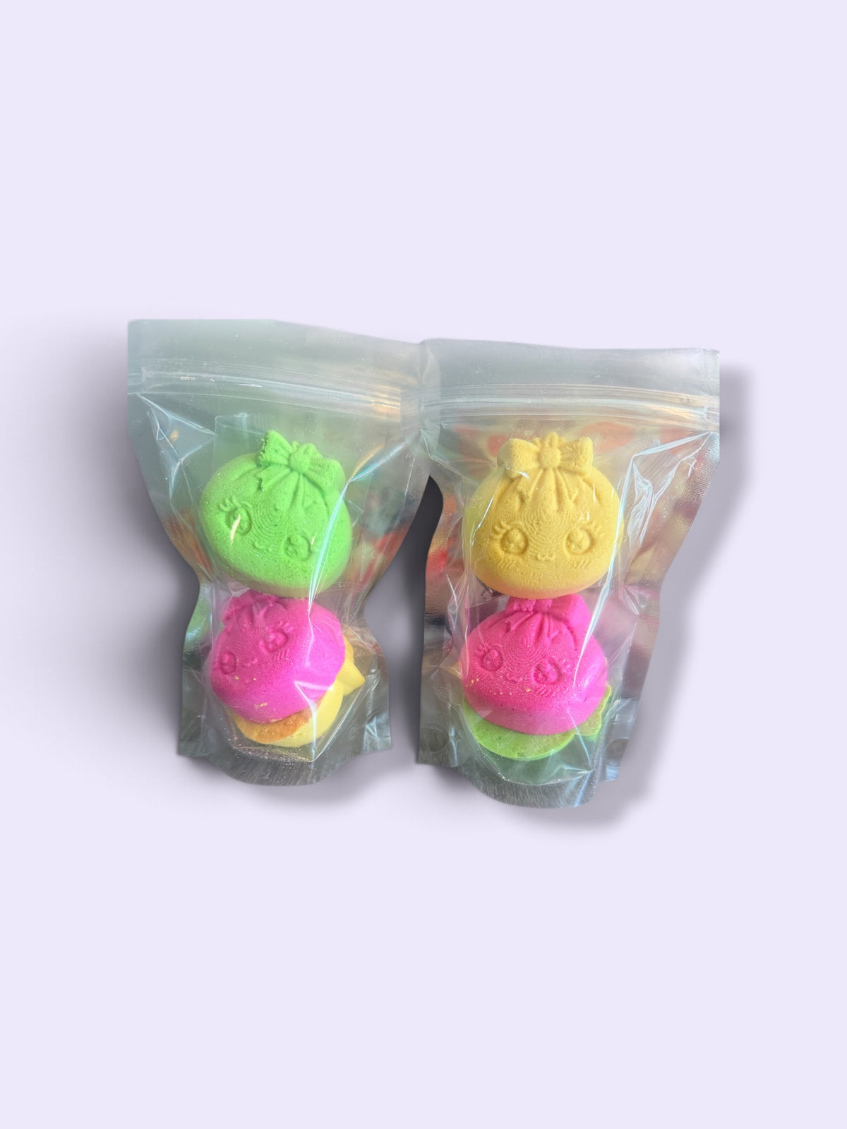Bath Bombs - Cute Dumplings - 3 Pack - Keychain Dumpling Surprise