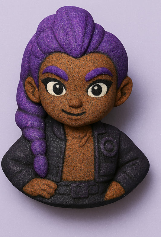 Demon Hunter - Purple Hair - Vacuum Mold