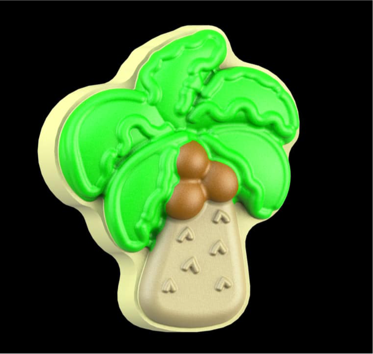 Palm Tree - Hybrid Mold
