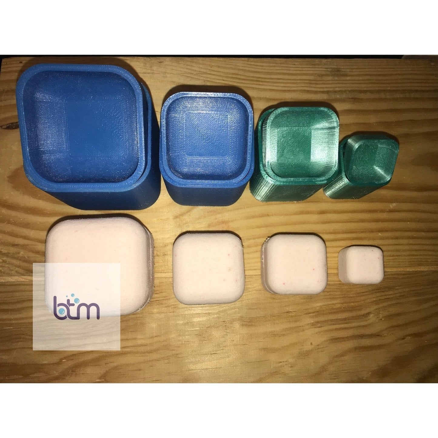 Cube Bath Bomb Hand Molds
