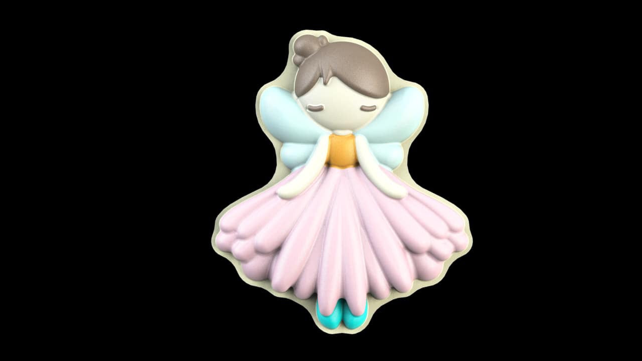 Fairy Girl - Bath Bomb Mold