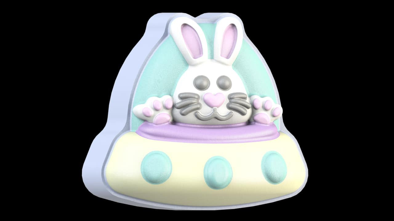 Space Bunny - Bath Bomb Mold