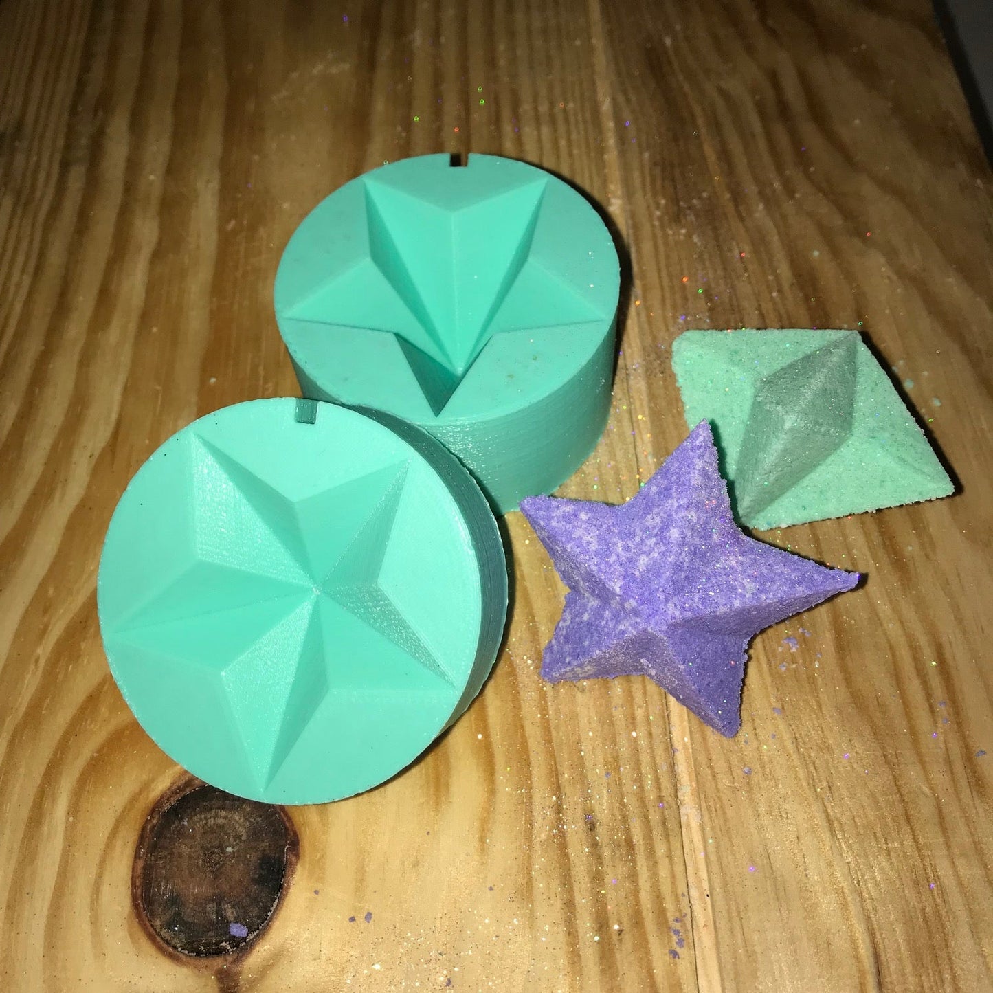 Diamond Star Bath Bomb Hand Mold