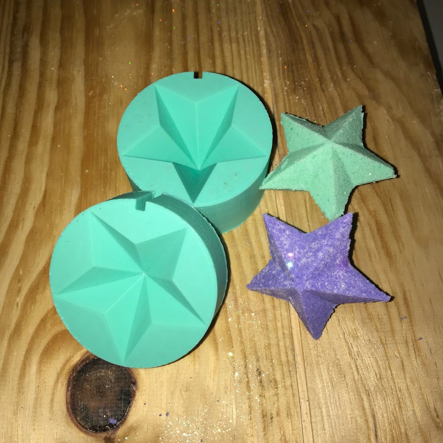 Diamond Star Bath Bomb Hand Mold