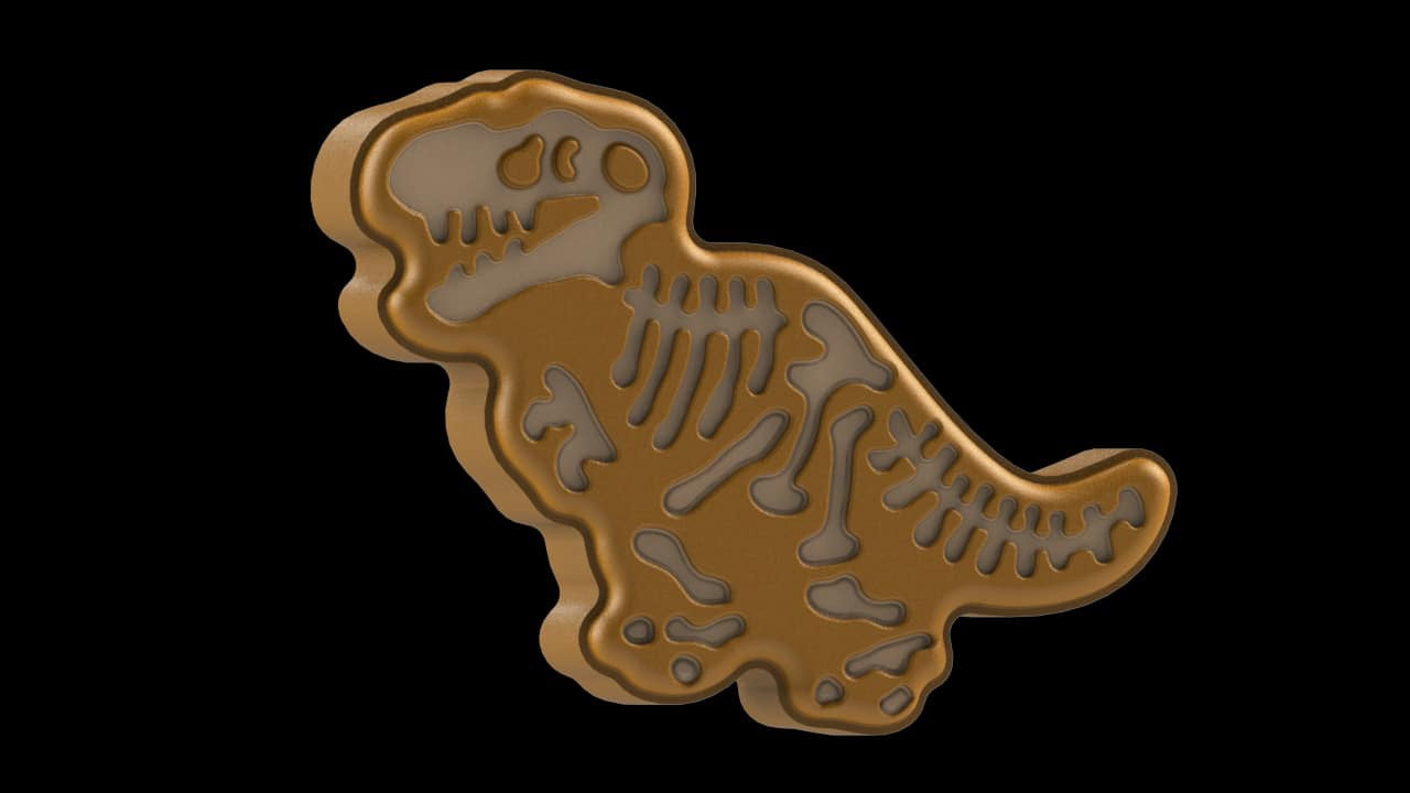 Dinosaur skeleton- Hybrid Bath Bomb Mold