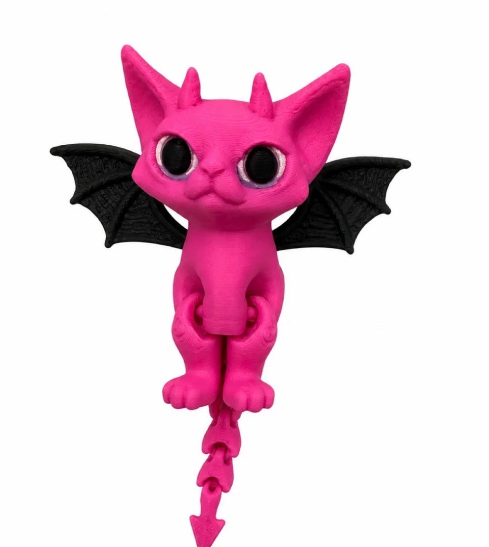Bat Cat - Articulated - 3D Printed