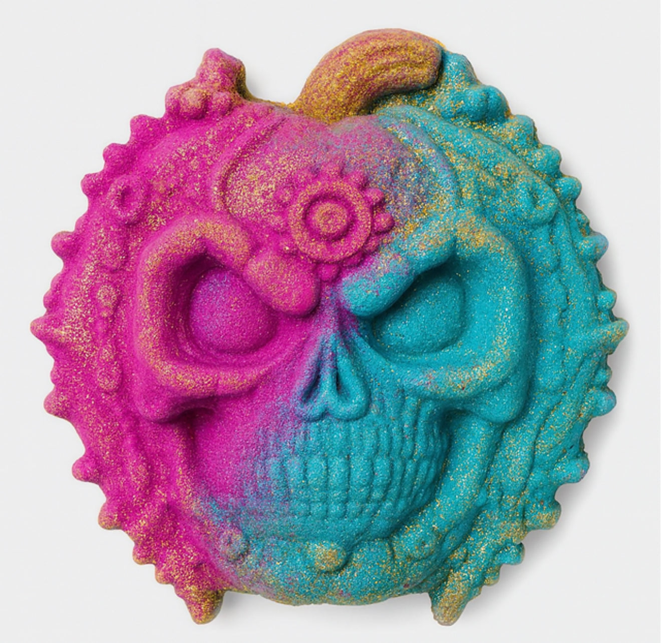 Halloween Pumpkin Skull - Hybrid - Bath Bomb Mold