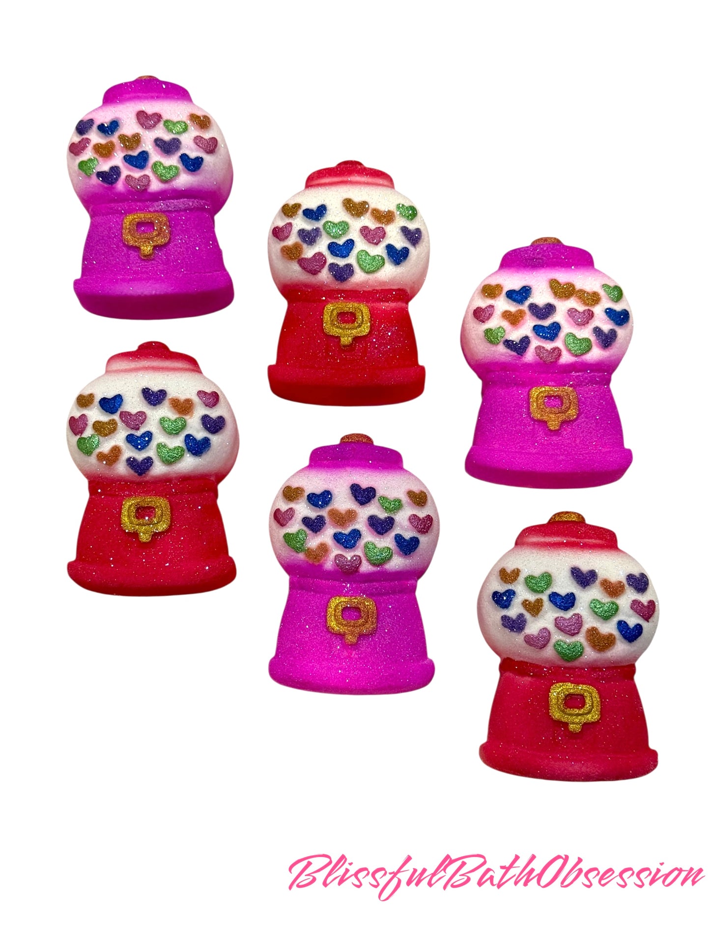 Heart Candy Gumball - Hybrid - Bath Bomb Mold