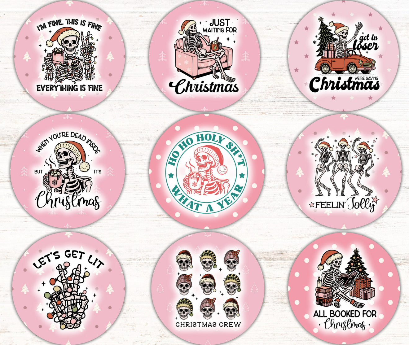 Christmas - Cardstock 2.5” - Freshie