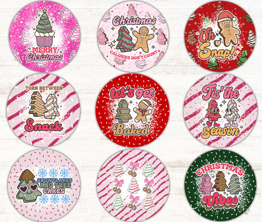 Christmas - Cardstock 2.5” - Freshie