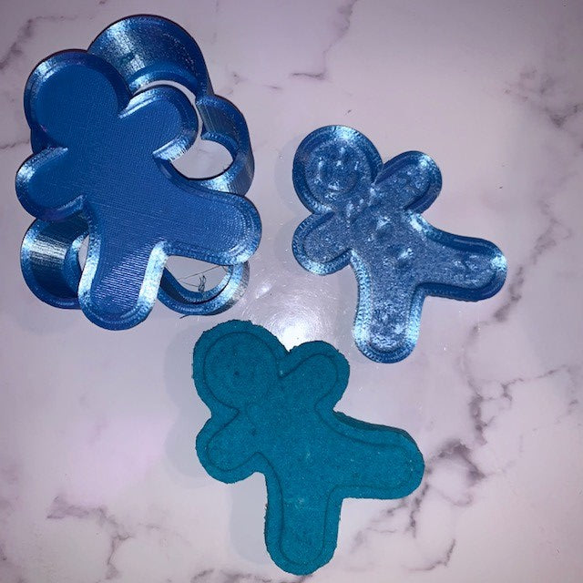 Gingerbread Bath Bomb Hand Mold