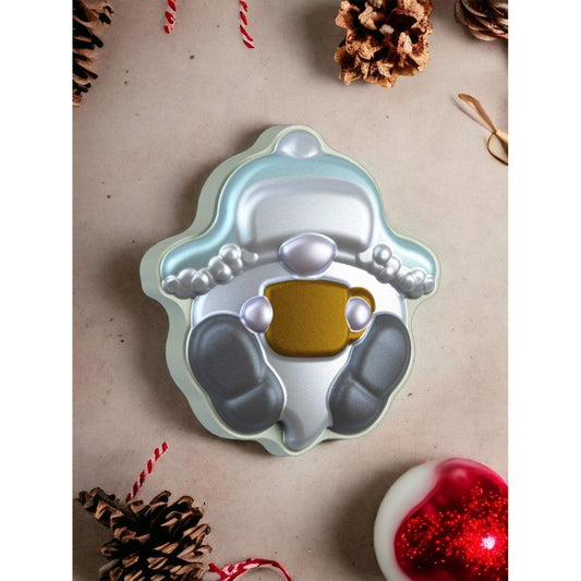 Santaβs Morning Coffee Bath Bomb Hand Mold 3Piece