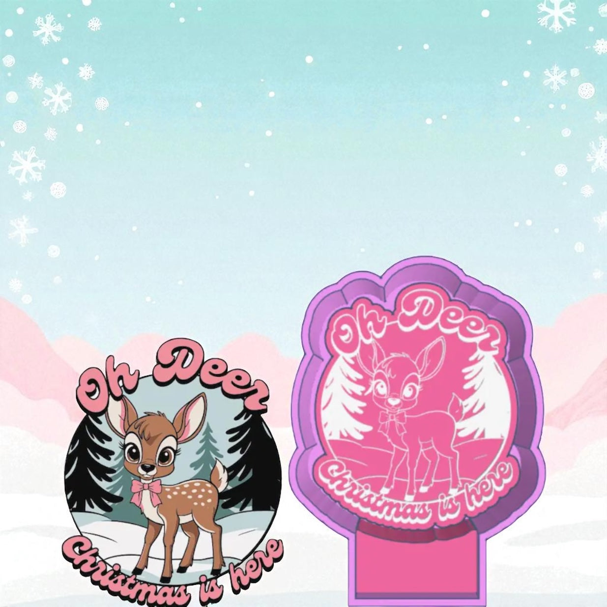 Christmas Freshie - Silicone - Molds