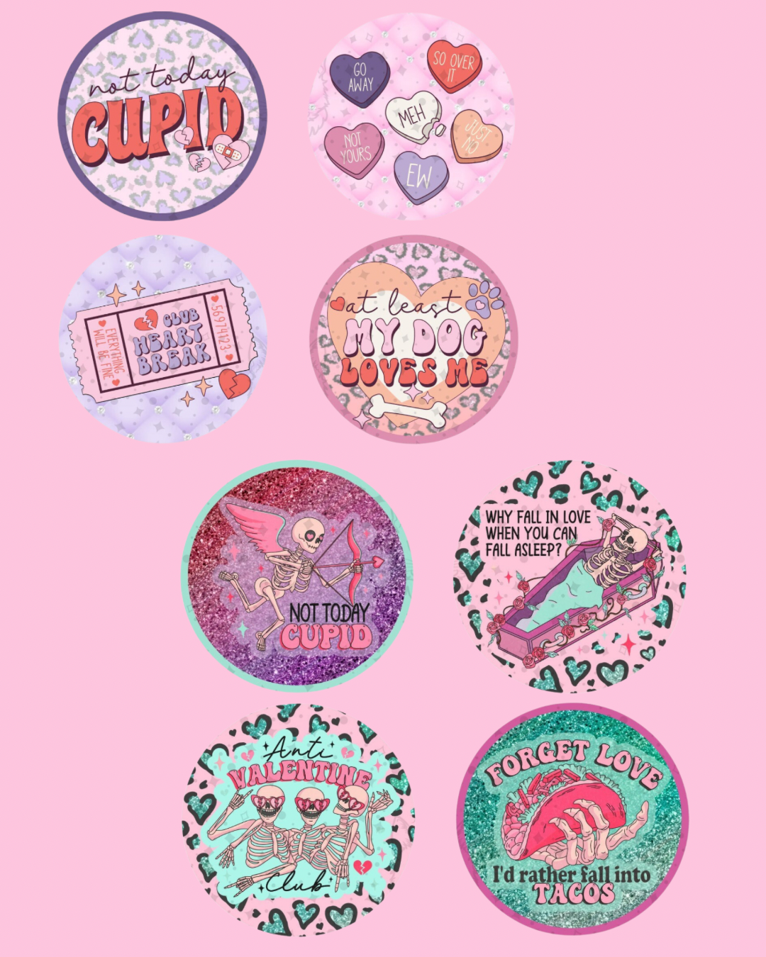 Anit-Valentine’s Day - Cardstock 2.5